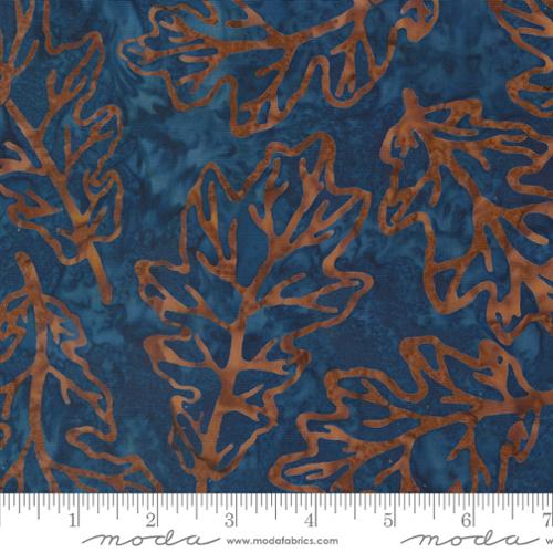 Blue Ridge Batiks - Leaf, Dusk - 4367-18