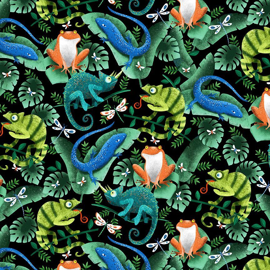 Lizards - Geckos, Frogs, & Lizards, Forest - BUG-CD3335