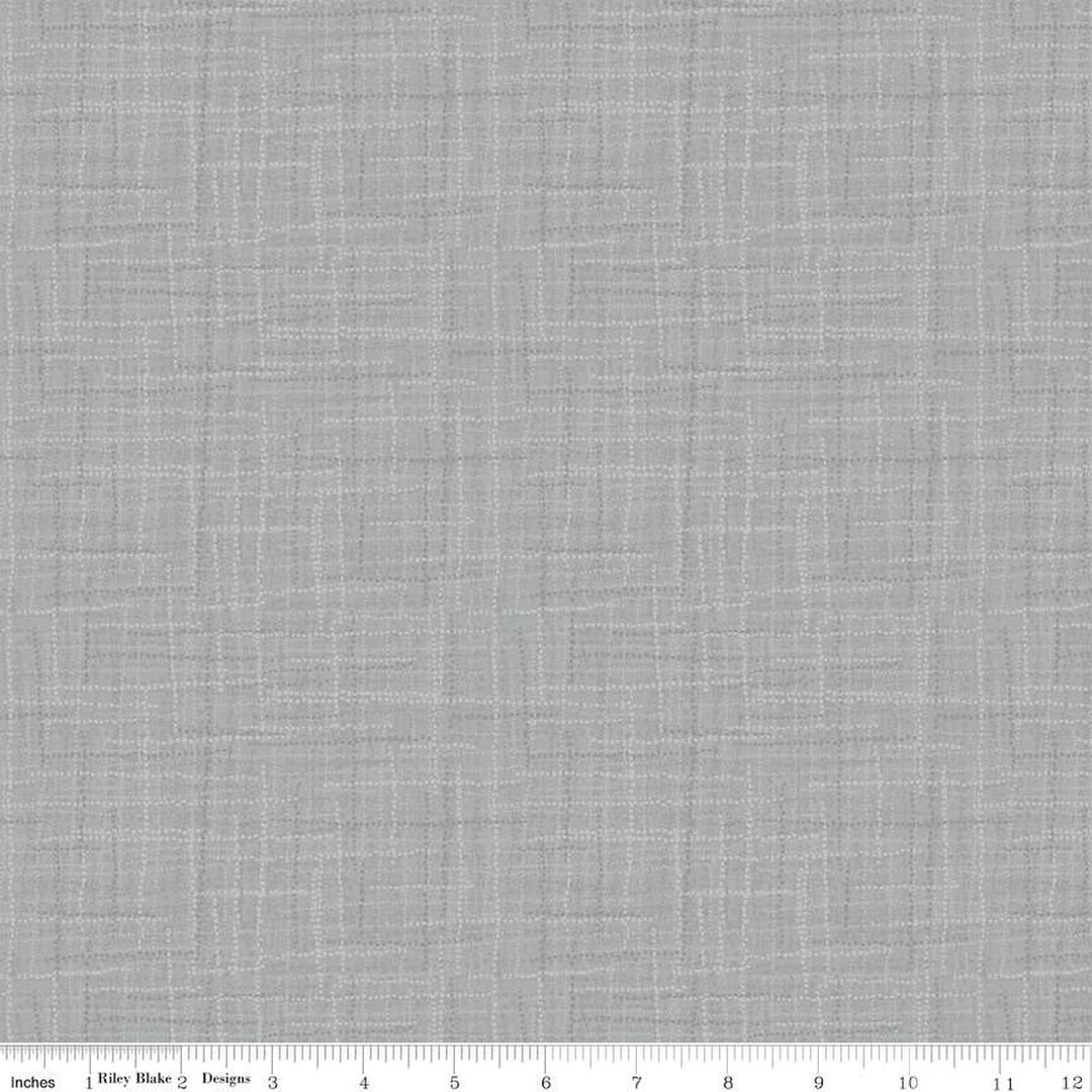 Grasscloth Cottons - Soft Gray - C780
