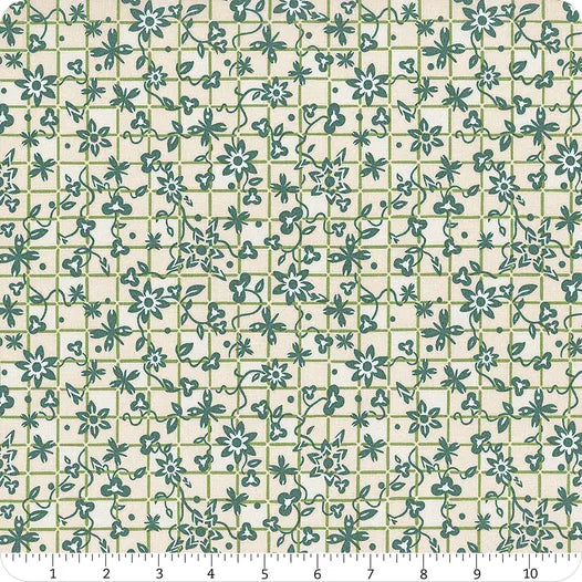 Arthur's Garden 2 - Blooming Trellis, A - 01667326A - Liberty Fabrics