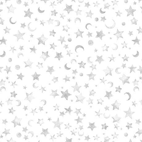 Lil' Wizards - Moon & Stars, Gray - 30555-K