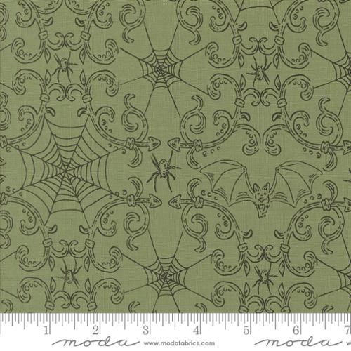 Home Sweet Haunt - Rod Iron Spider Webs, Moss - 20917-15