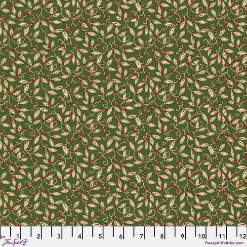 The Cotswold Holiday Collection - Mistletoe, Green - PWWM095.GREEN