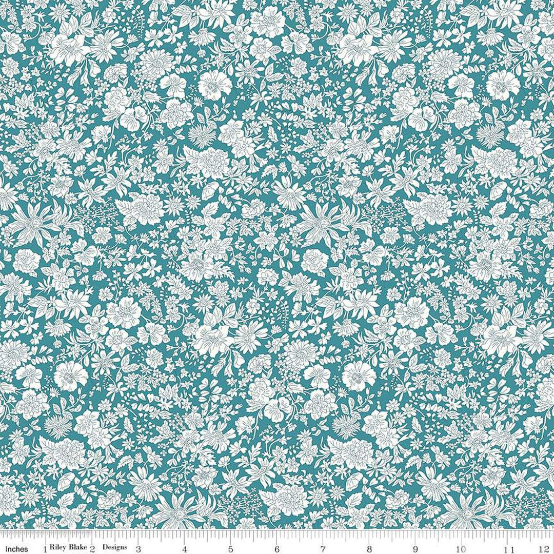 Emily Belle - Peacock - 01666413A - Liberty Fabrics