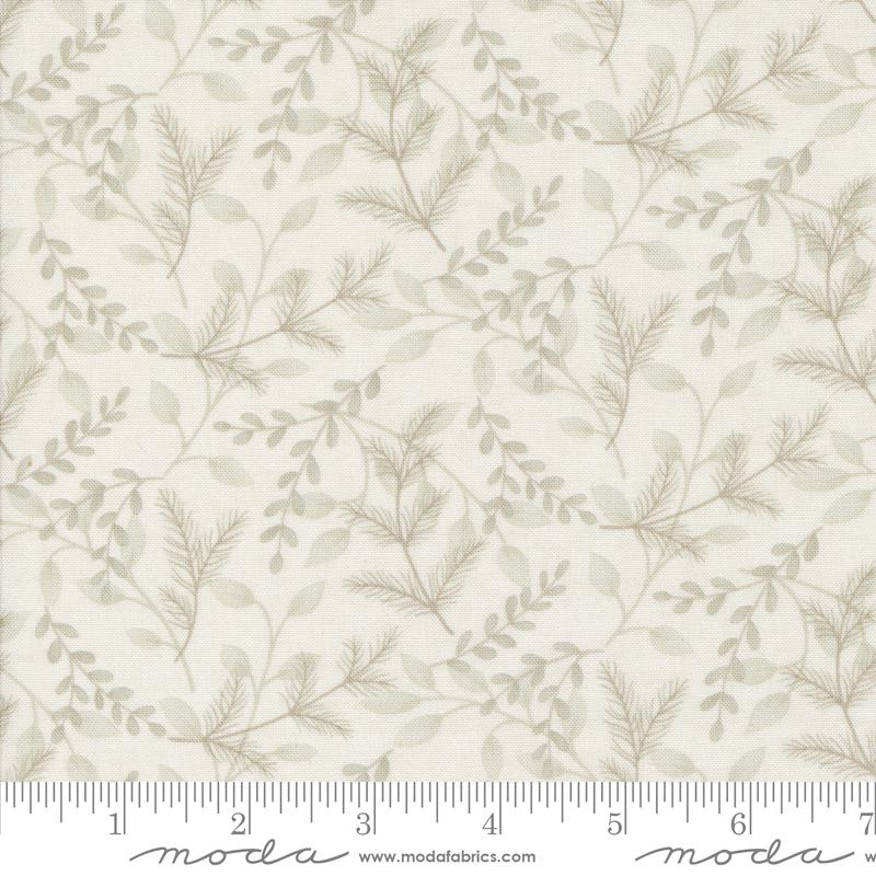 Woodland Winter - Winter Greenery, Snowy White - 56093-11