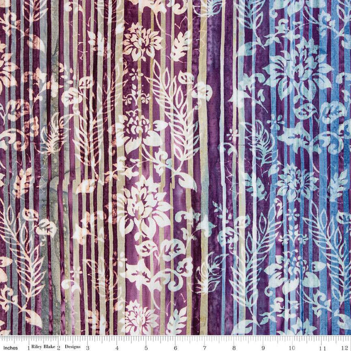 Express Yourself! - Color Bands, Mulberry Jam - BT23027-202 - Expressions Batiks