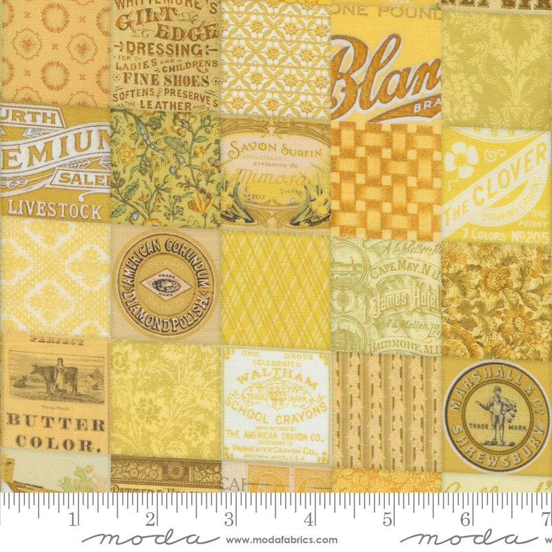 Curated In Color - Patchwork, Yellow - 7461-14