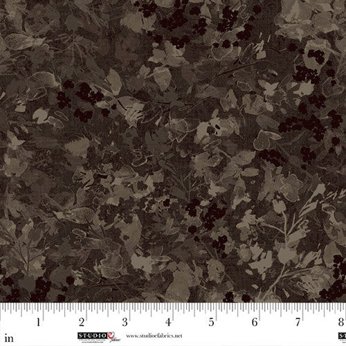 Neighborhood Association - Leaf Texture, Dark Chocolate - 8430-69