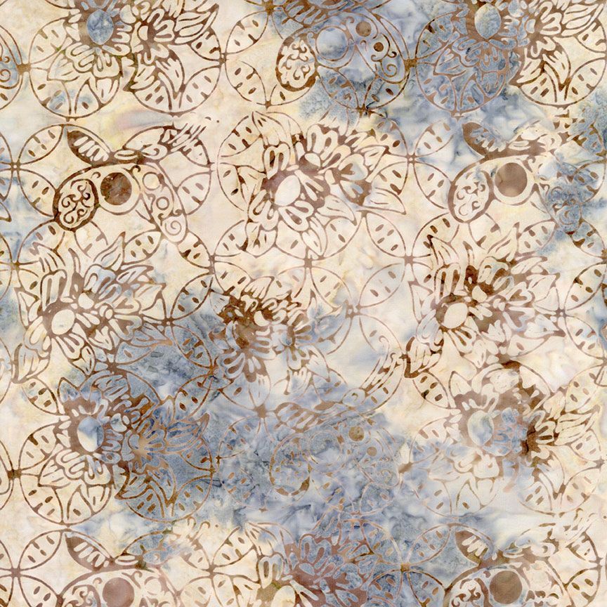 Juniper - Whispy Flowers, Oat - Tonga-B6868