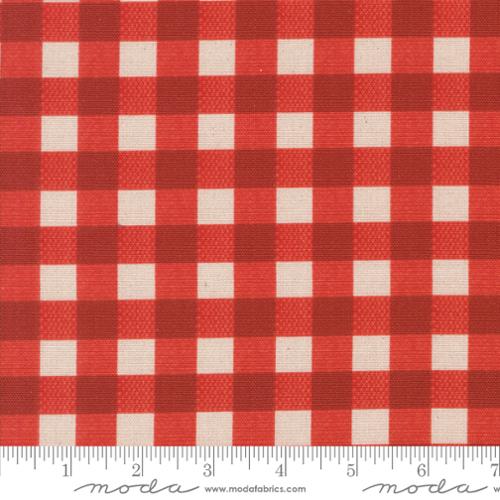 Farm and Garden Canvas -  Gingham, Tomato - 7484-14CV