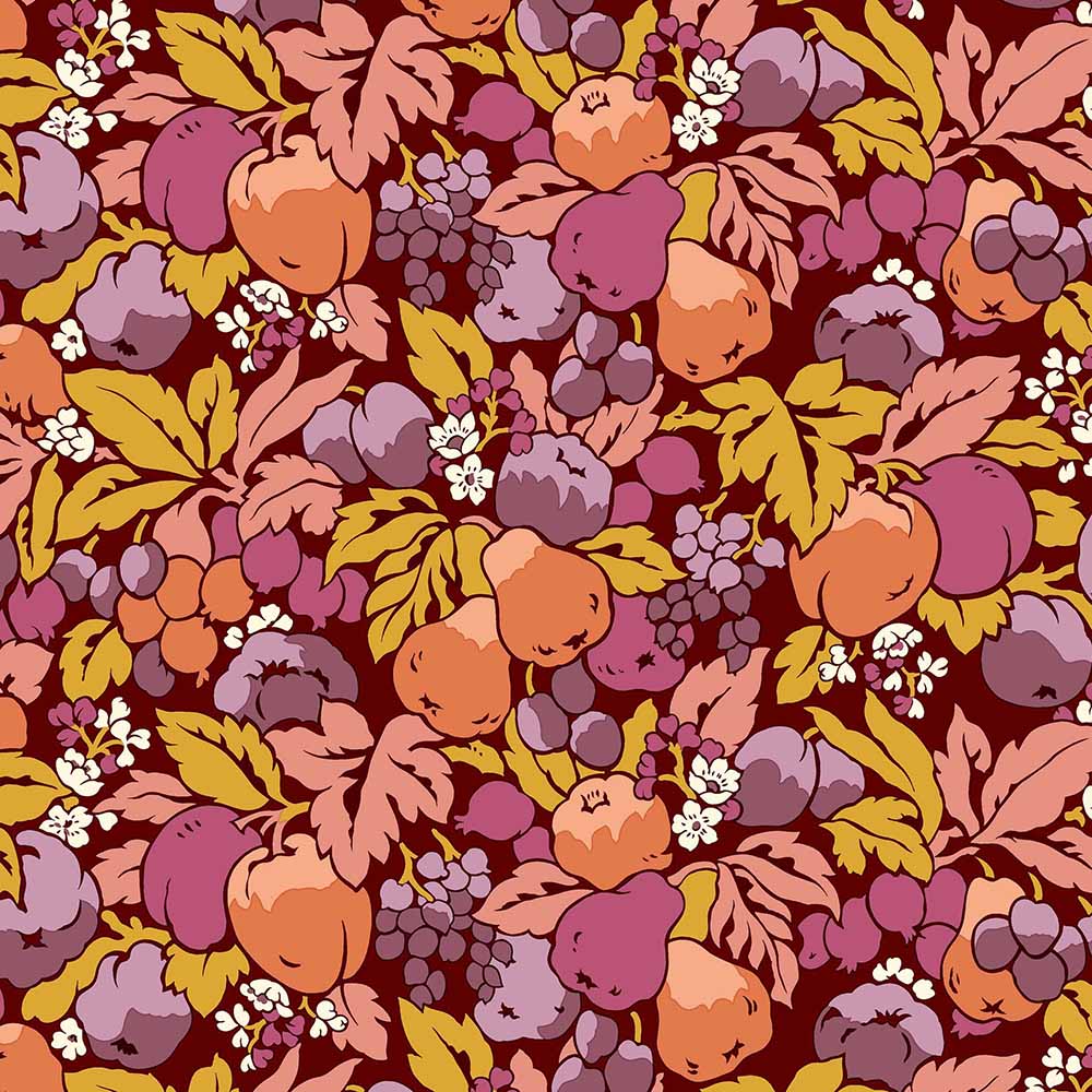 Liberty Tree of LIfe - Orchard Harvest, Berry Botanicals - 01667374C - Liberty Fabrics