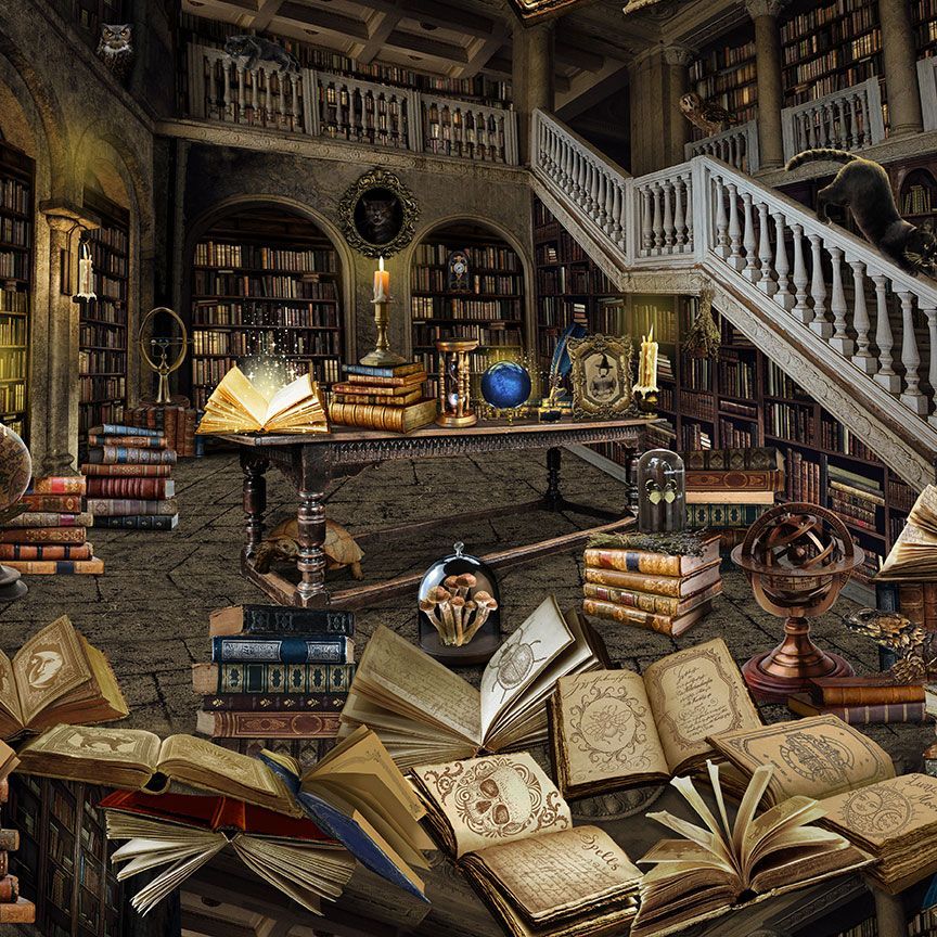 Mad Scientist - Magic Haunted Library, MULTI - LIBRARY-CD2529