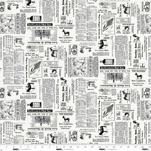 Neighborhood Association - Newspaper Ads, Off-White - 8424-01