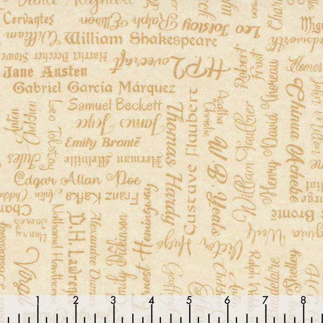 Bookworm - Famous Authors, Cream - 30452-E