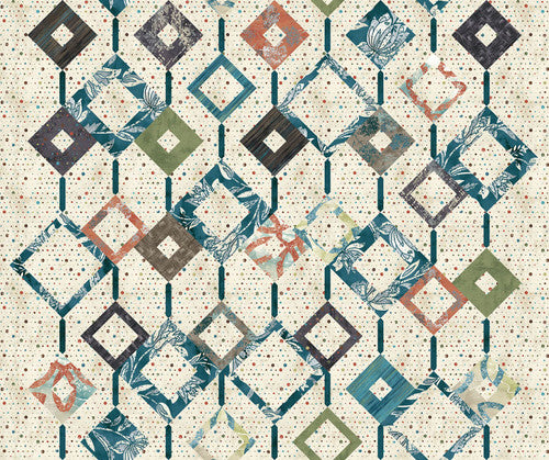 Rough Around The Edges - Quilt Running Yardage, Multi - 8274-10