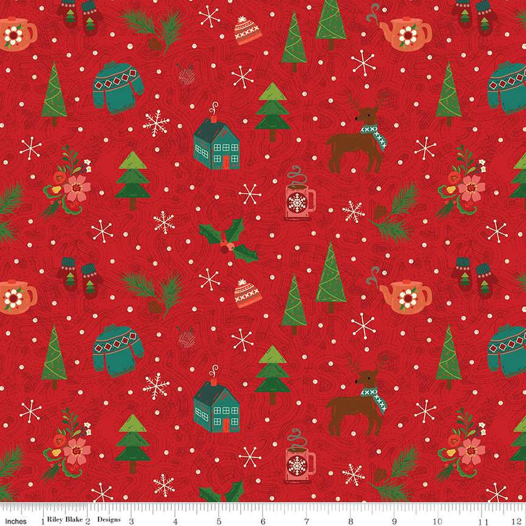 In From the Cold - Winter Mix, Red - C14862-RED