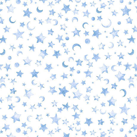 Lil' Wizards - Moon & Stars, Blue - 30555-B