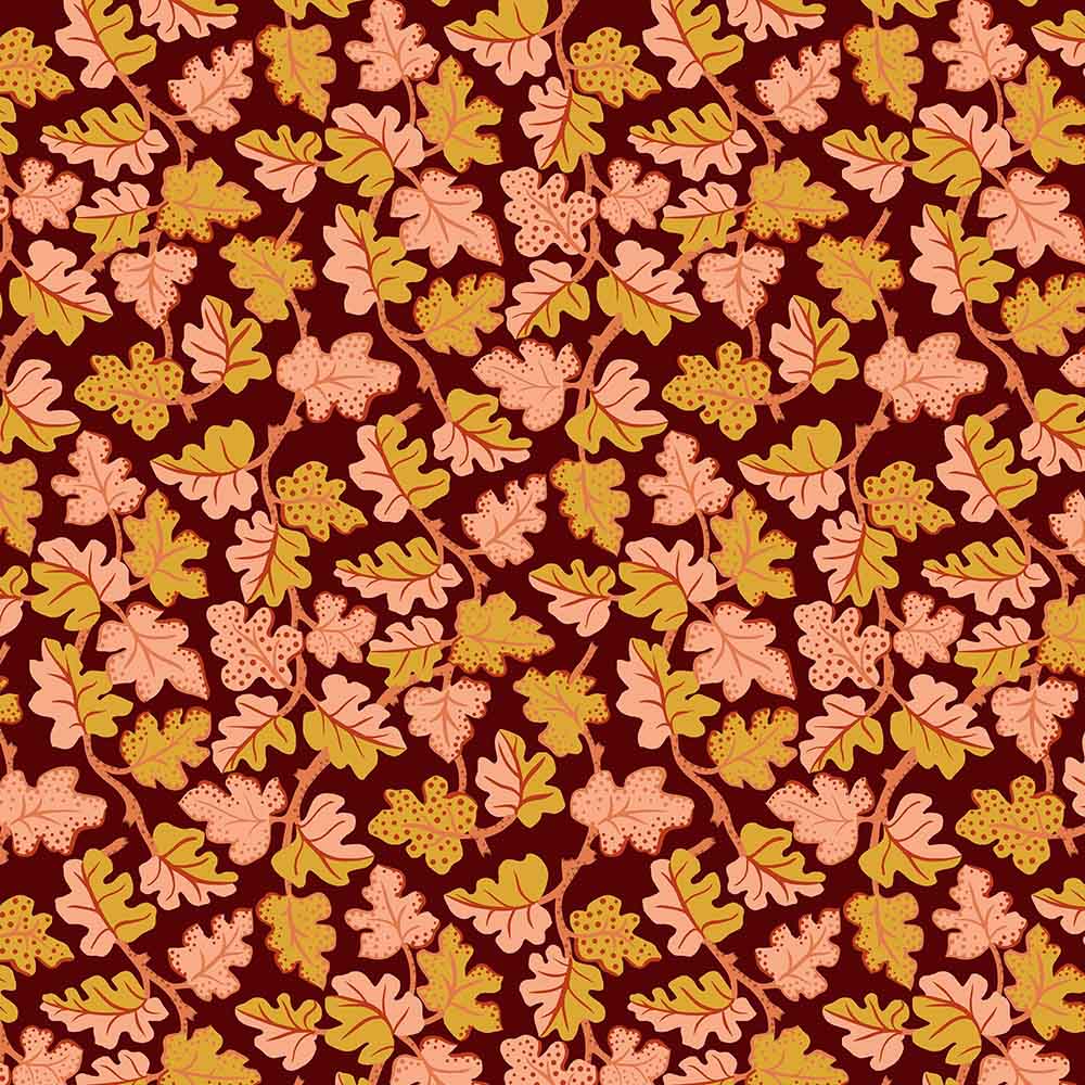 Liberty Tree of LIfe - Spotted Oak, Berry Botanicals - 01667377C - Liberty Fabrics