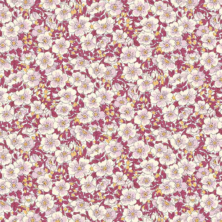 Liberty Tree of LIfe - Dina Blossom, Berry Botanicals - 01667375E - Liberty Fabrics