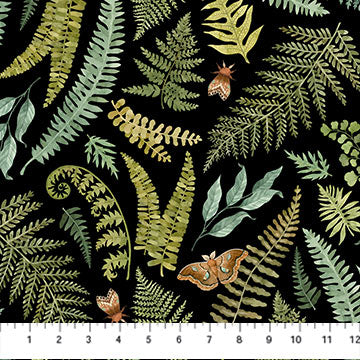 Wild Harvest - Large Fern, Black - DP27511-99