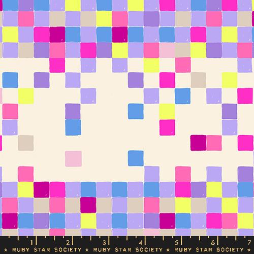 Glow Garden - Pixel Squares, Natural - RS2117-11