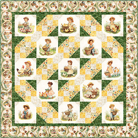 Kit 1304 - Farmer's Helpers with Lil' Farmers Quilt Kit