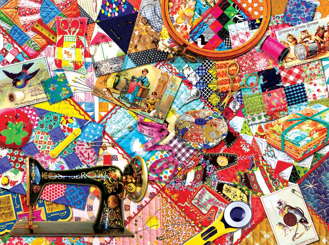 Quilting - 1000 Piece - Jigsaw Puzzle