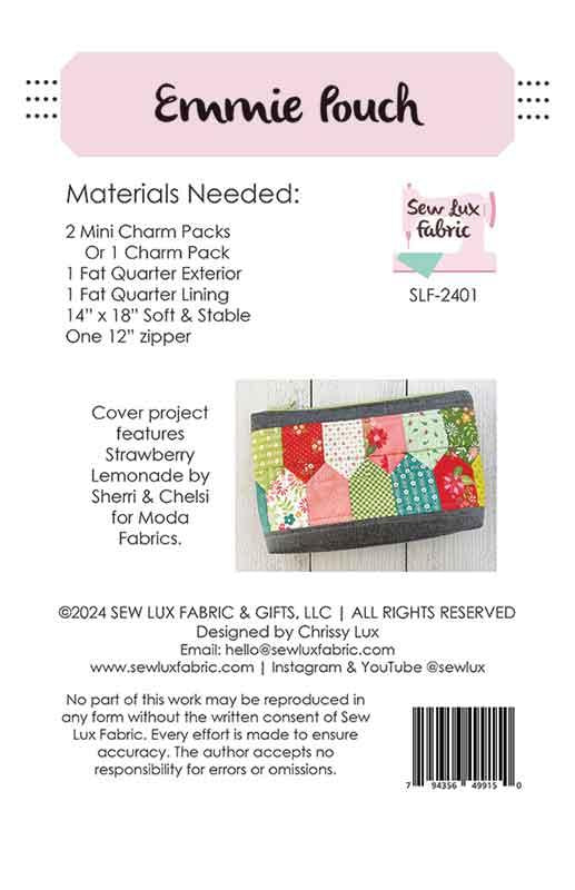 Emmie Pouch - Pattern