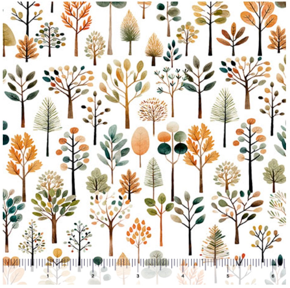 Bigfoot - Trees, White - 30996-Z