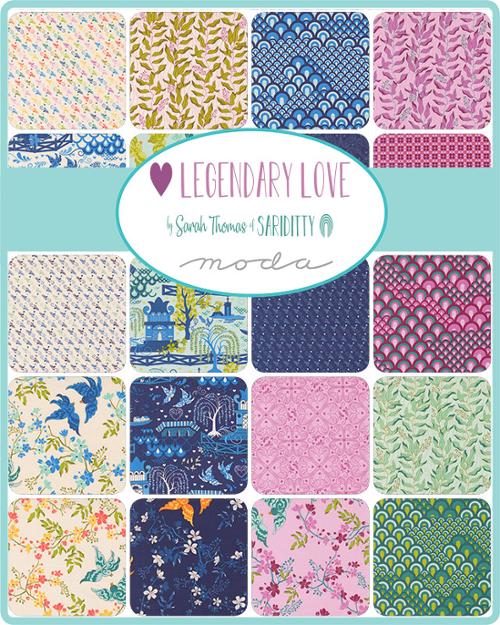 Moda Charm Pack - Legendary Love - 42 5" squares