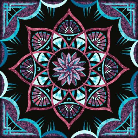 PREORDER Arcadia - Wall Size 80" x 80"- Quiltworx Pattern TOTM