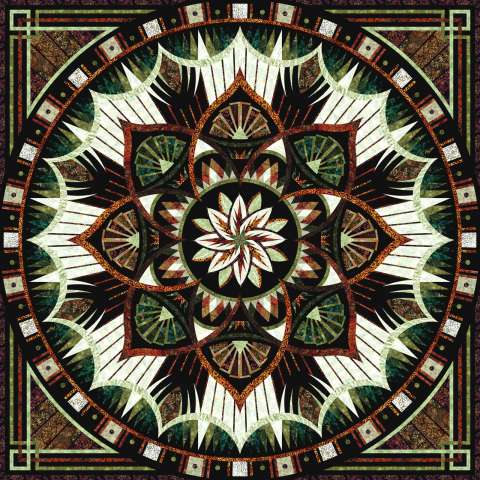 PREORDER Queen of Arcadia - Queen Size 99" x 99"- Quiltworx Pattern TOTM