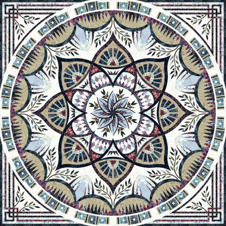 PREORDER Queen of Arcadia - Queen Size 99" x 99"- Quiltworx Pattern TOTM