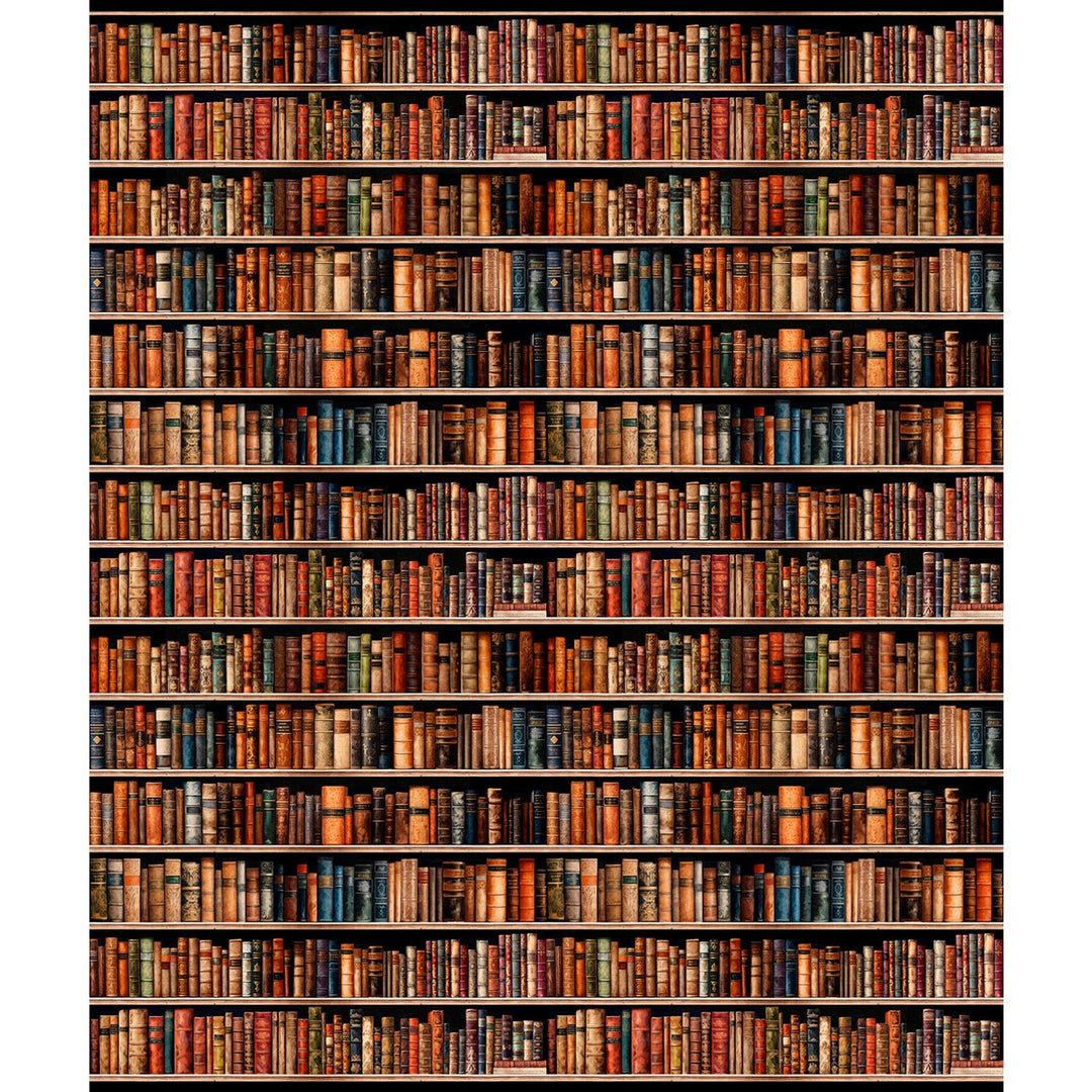 Bookworm - Book Shelves Stripe, Black - 30446-J