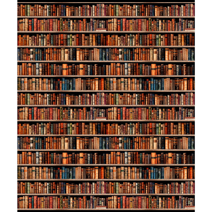 Bookworm - Book Shelves Stripe, Black - 30446-J