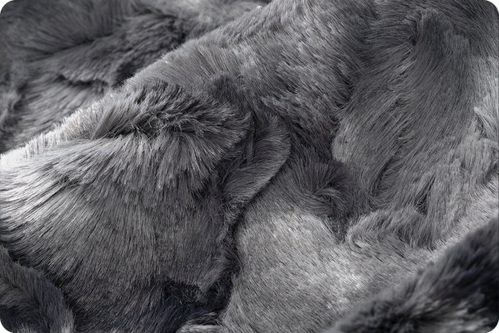 Luxe Cuddle - Galaxy, Smoke - 2yd cut