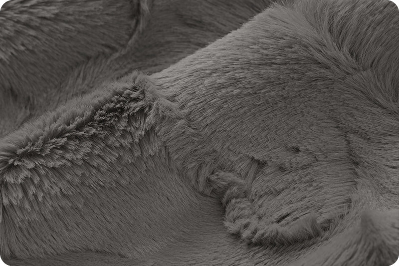 Luxe Cuddle - Hide, Charcoal - 2yd cut