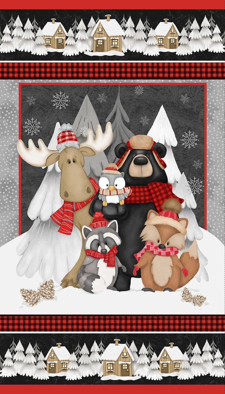 Panel 460 - Pinecone Ridge Lodge - Animal Panel