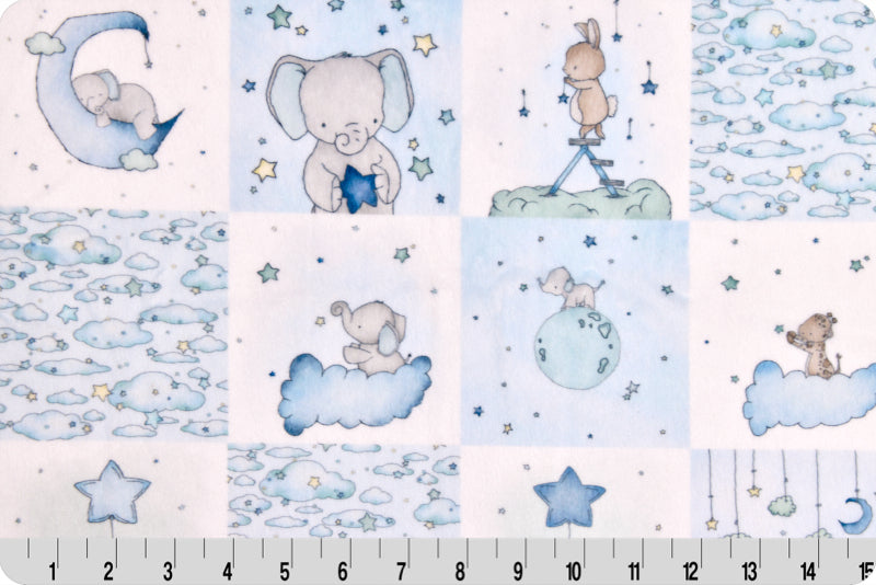 Kit 1281B - Easy Cuddle Blanket Kit - Sweet Dreams - Blue
