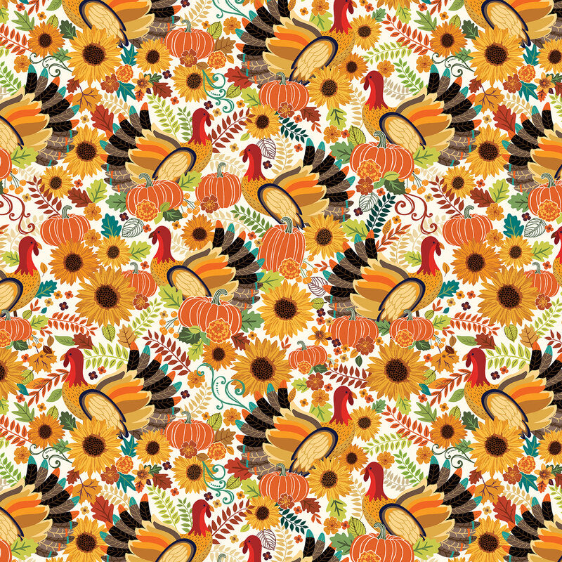 Gather Together - Turkey Trot, Cream - 14461-07