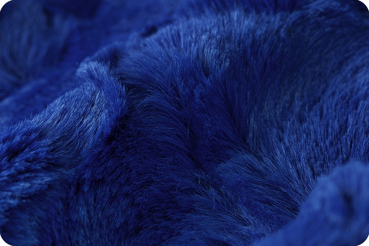 Luxe Cuddle - Hide, Royal - 2yd cut