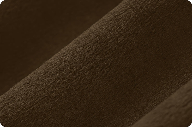 Classic Solid Cuddle - C390, Brown - 3yd cut