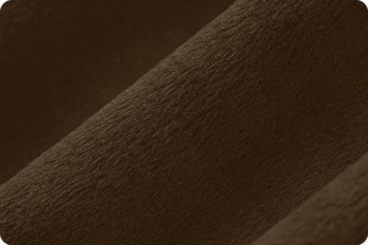 Classic Solid Cuddle - C390, Brown - 3yd cut