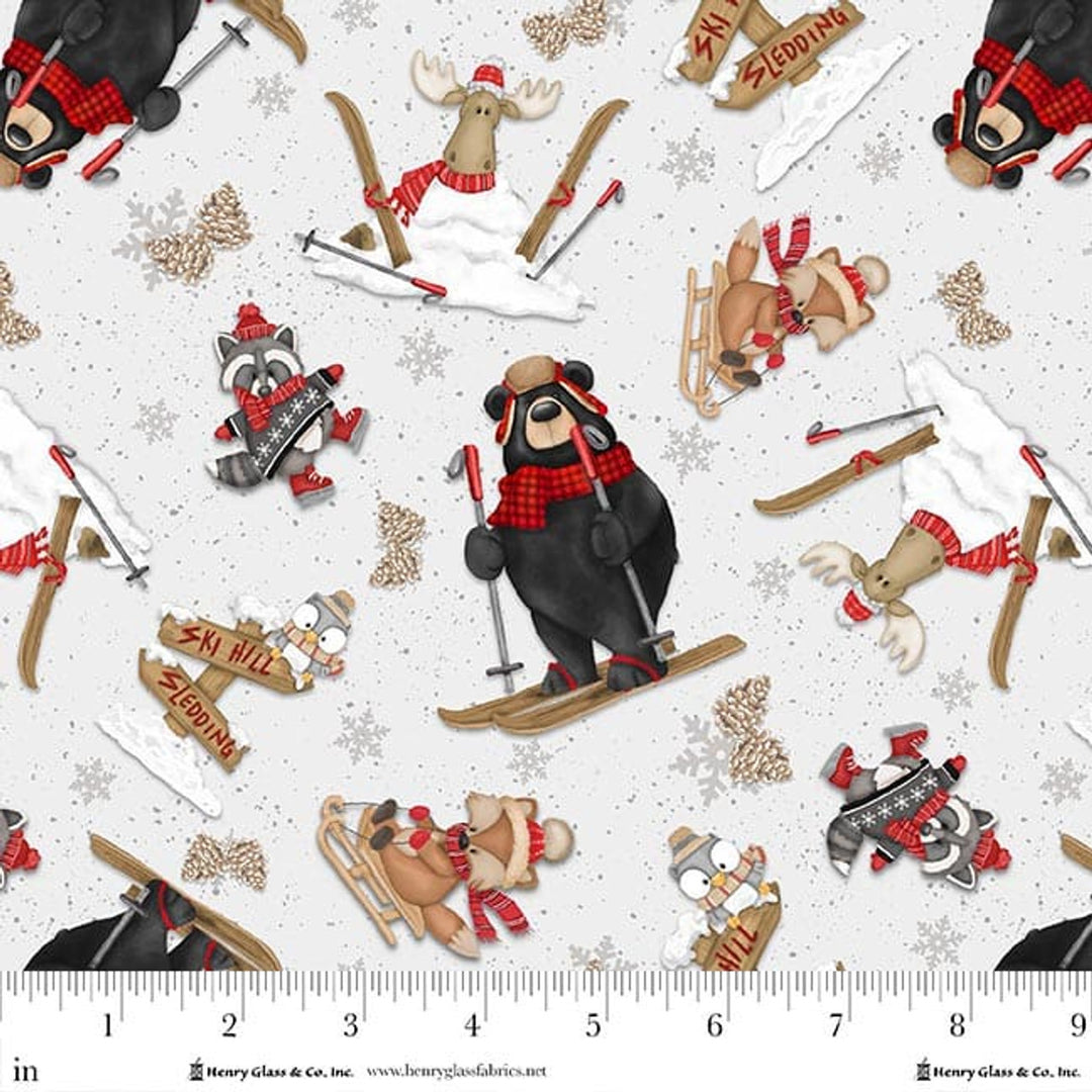 Pinecone Ridge Lodge - Skiing Critters, Multi - 2123-89