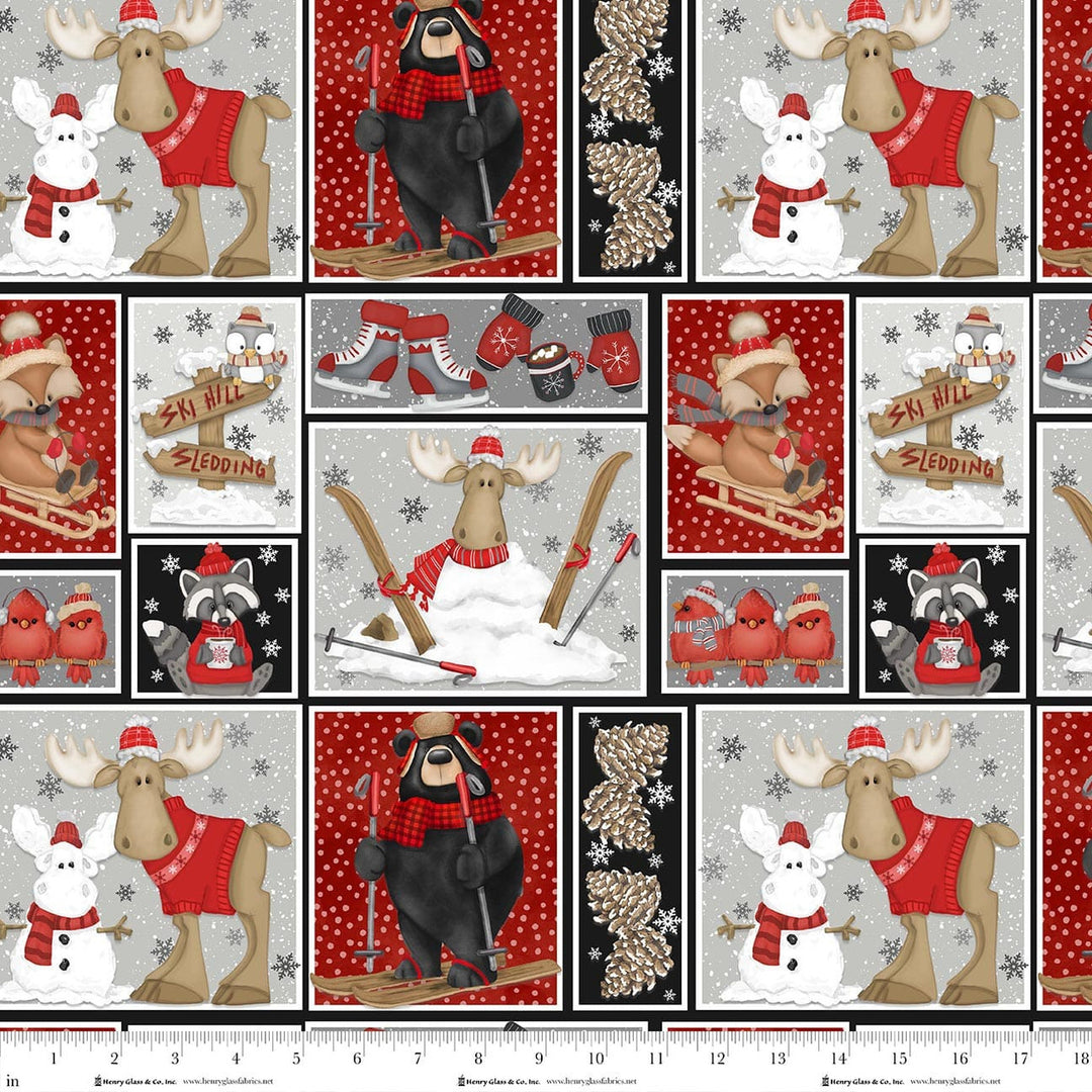 Pinecone Ridge Lodge - Patchwork Blocks, Multi - 2125-89
