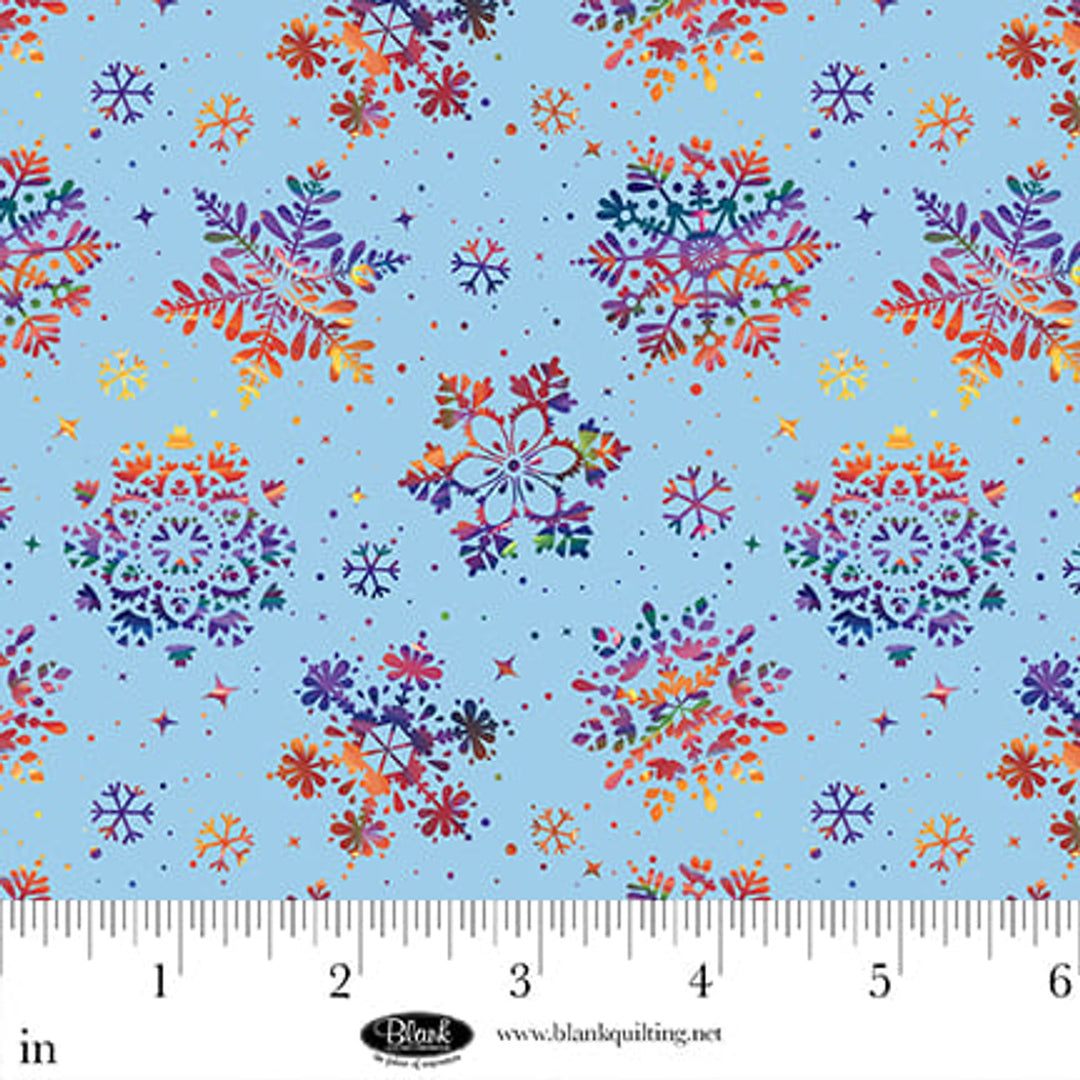 Frostykins - Snowflakes, Lt. Blue - 4270-70