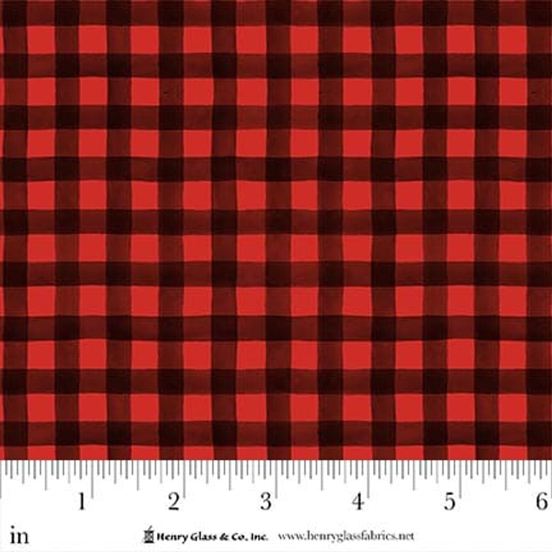 Pinecone Ridge Lodge - Buffalo Plaid, Red/Black - 2129-89