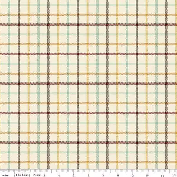 Plaid-Venture Club - Camper, Cream - C17047