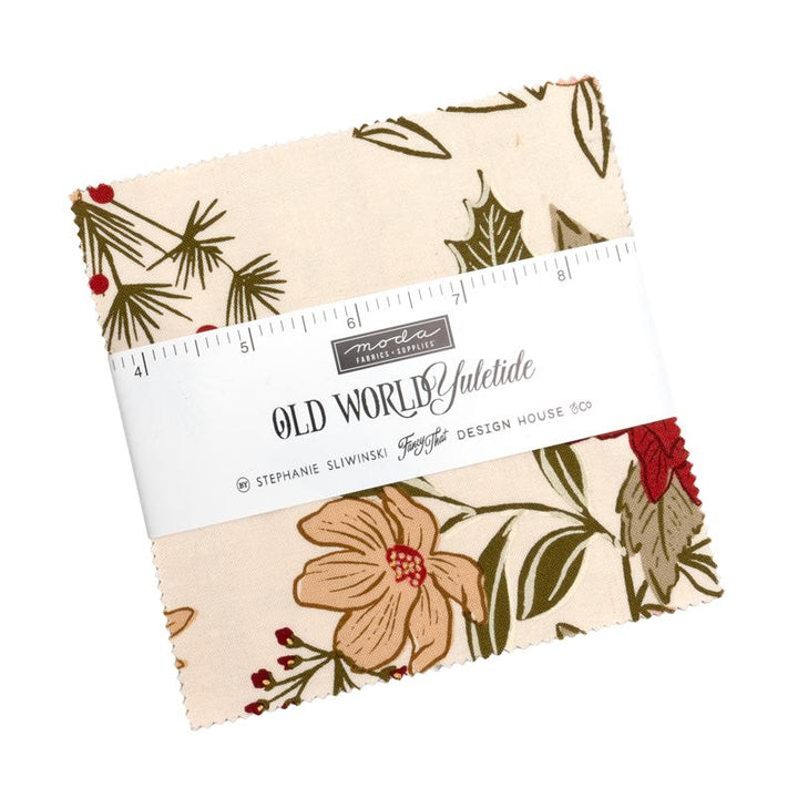 Moda Charm Pack - Old World Yuletide 42 5" squares
