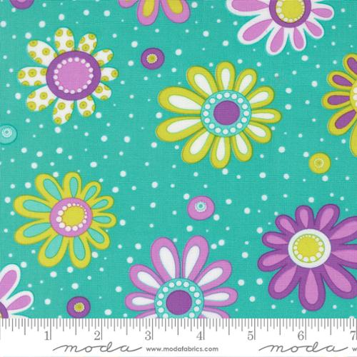 Pick Me - Flower Power, Aqua -  22497 14